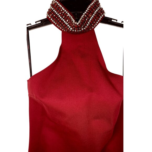 Women Burgundy Dress Size M - Picture 3 of 5